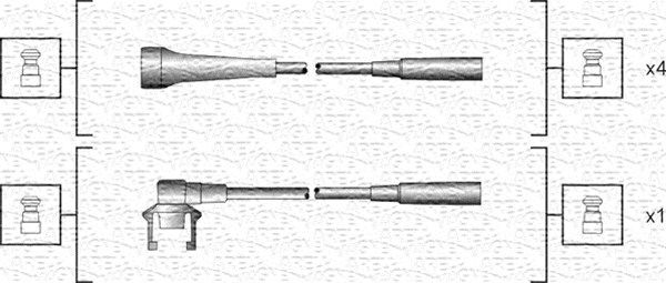 MAGNETI MARELLI Süütesüsteemikomplekt 941318111145